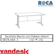 MIAMI ESCRITORIO RECTO CON FALDON
